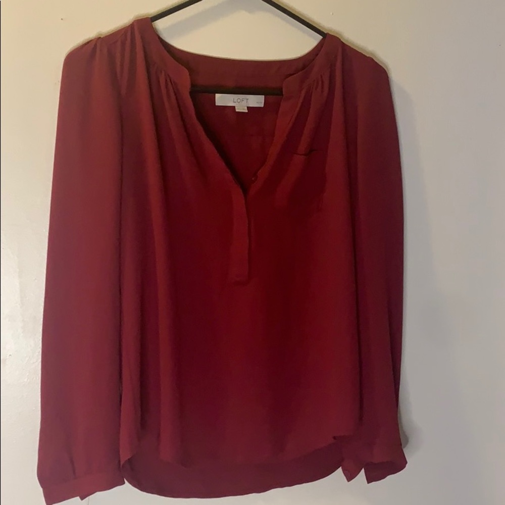 Cranberry blouse